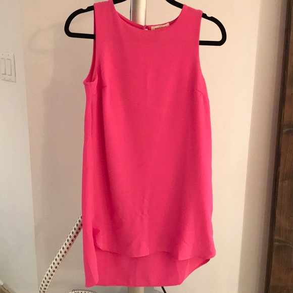 Hot pink high low dress - Picture 1 of 5